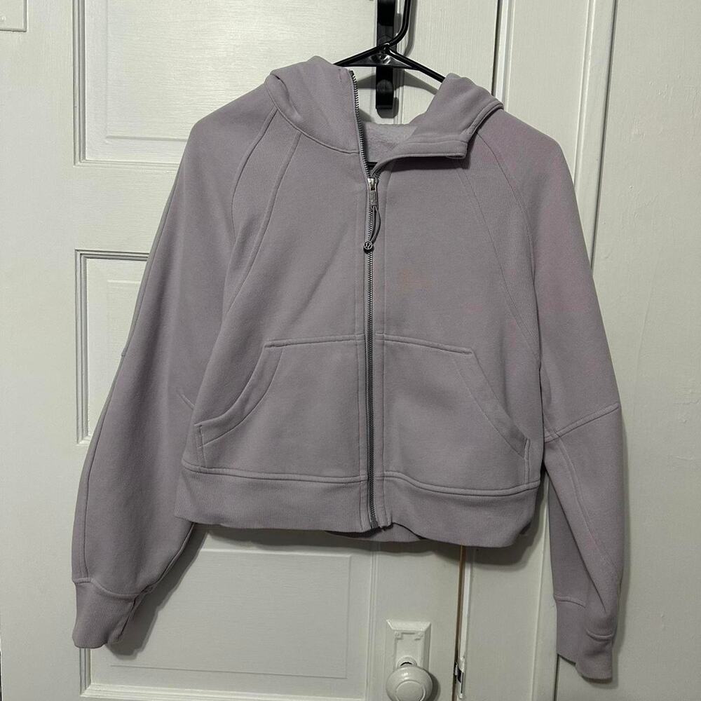 Lululemon light purple scuba hoodie